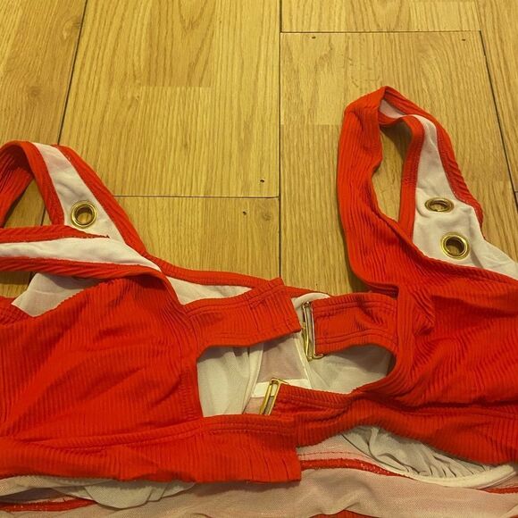 Gabifresh swimsuits for all red swim top 24D / add f02 - Picture 2 of 5